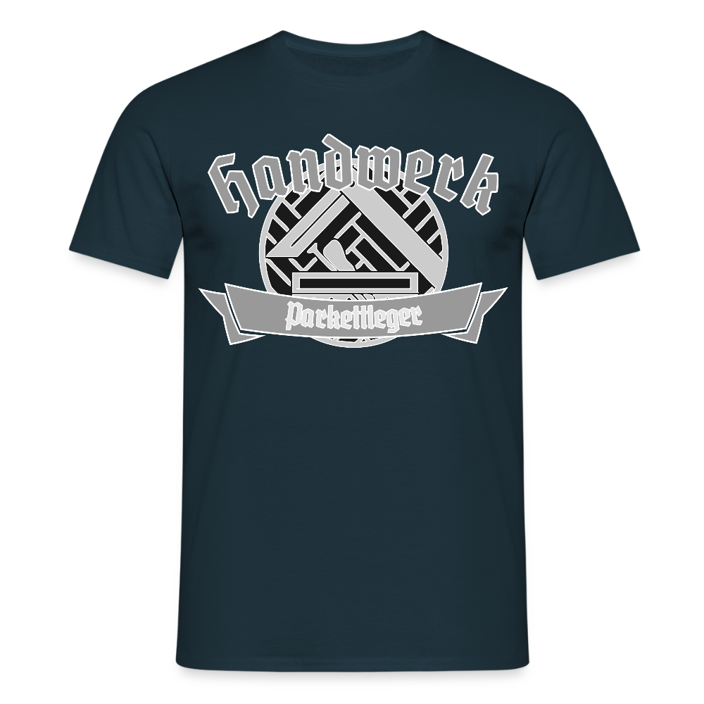 Unisex T-Shirt "Parkettleger" Navy Männer T-Shirt