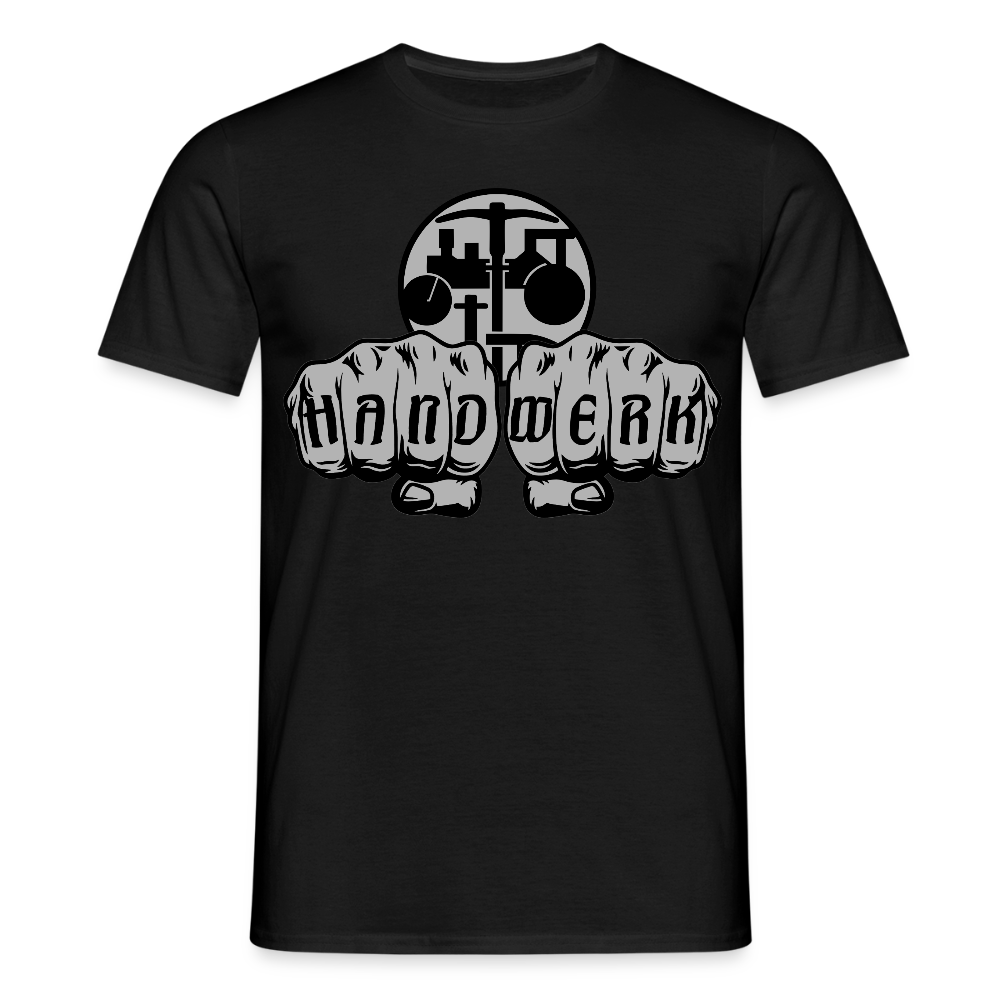 Unisex T-Shirt "Strassenbauer" Schwarz Männer T-Shirt