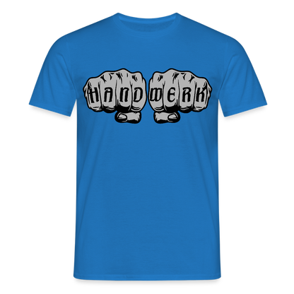 Unisex T-Shirt "Power-Handwerk" Royalblau Männer T-Shirt