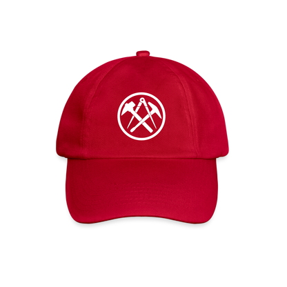 Baseballkappe "Dachdecker" klassisch Rot One size Baseballkappe