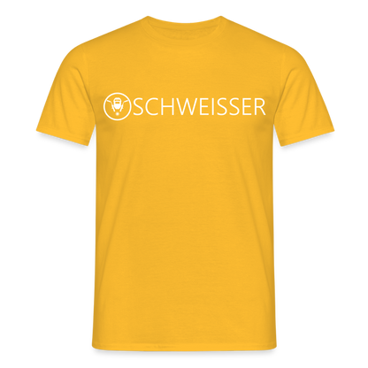 Unisex T-Shirt "Schweisser" Gelb Männer T-Shirt