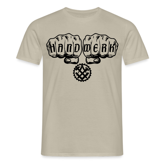 Unisex T-Shirt "Mechaniker" - Sandbeige
