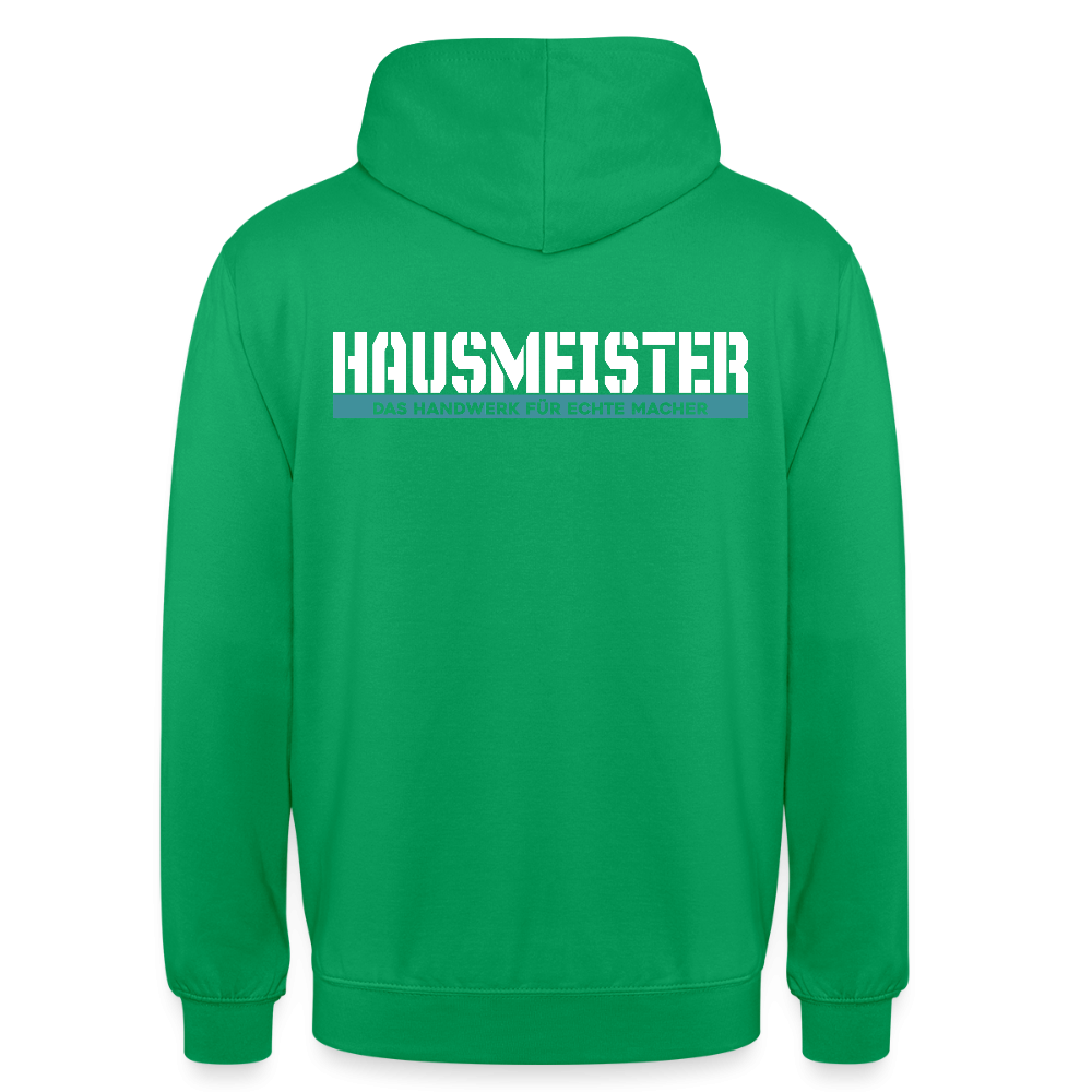 Unisex Hoodie HW-300 | MACHER "Hausmeister" Kelly Green Unisex Hoodie {{ color }}