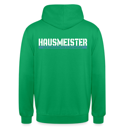 Unisex Hoodie HW-300 | MACHER "Hausmeister" Kelly Green Unisex Hoodie {{ color }}