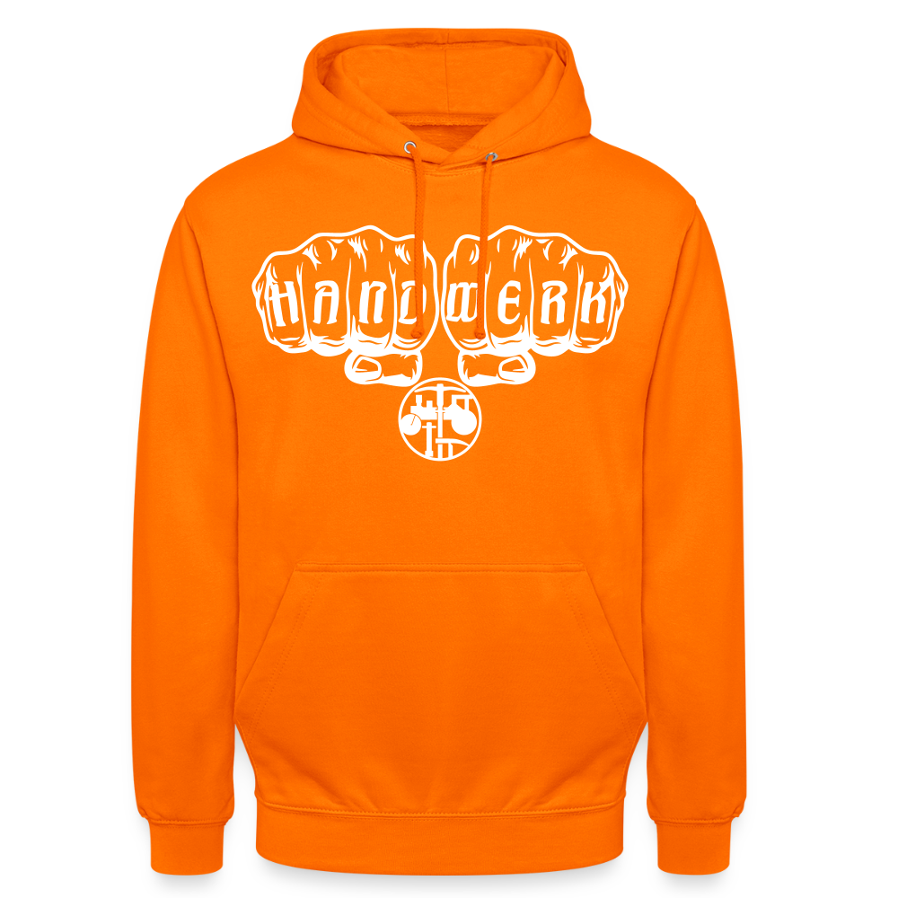 Unisex Hoodie "Strassenbauer" Orange Unisex Hoodie