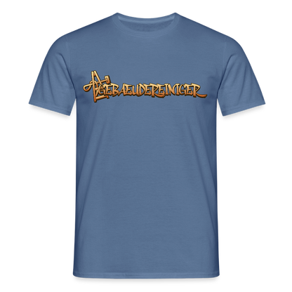 Unisex T-Shirt "Gebäudereiniger" Taubenblau Männer T-Shirt