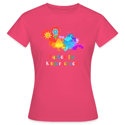 Frauen T-Shirt "Farben für Kinderherzen" Azalea Frauen T-Shirt