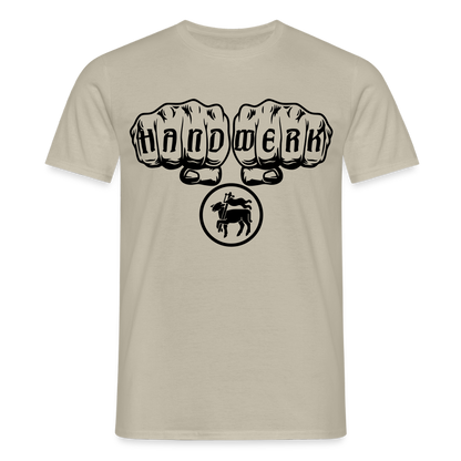 Unisex T-Shirt "Fleischer" Sandbeige Männer T-Shirt