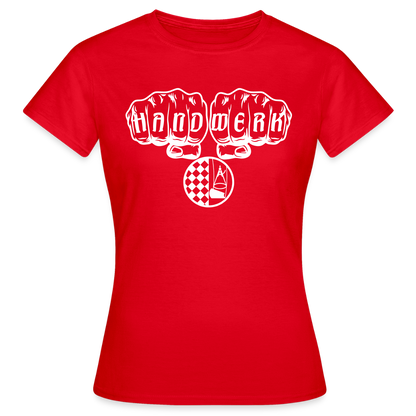 Frauen T-Shirt "Bodenleger" Rot Frauen T-Shirt