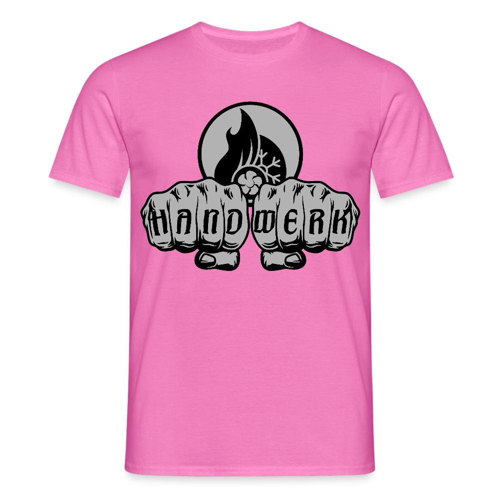 Unisex T-Shirt "Klimatechniker" Pink Männer T-Shirt