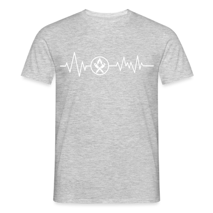 Unisex T-Shirt "Heizungsbauer" Grau meliert Männer T-Shirt