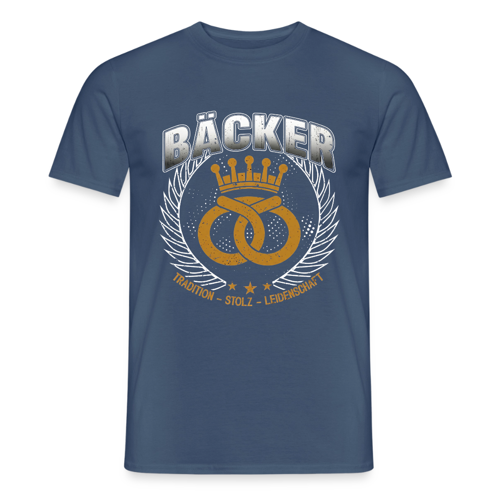 Unisex Tradition Bäcker T-Shirt für Männer, weiße Baumwolle, mit Druckmotiv, bequemes Casual-Design von Spreadconnect