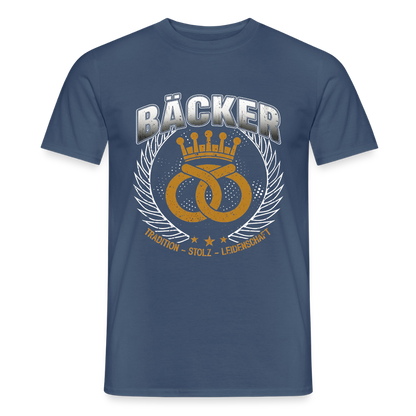 Unisex Tradition Bäcker T-Shirt für Männer, weiße Baumwolle, mit Druckmotiv, bequemes Casual-Design von Spreadconnect
