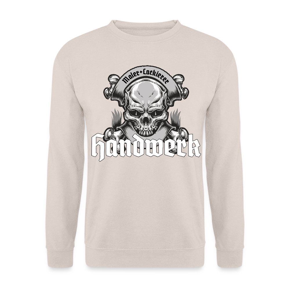 Unisex Pullover "Skull-Maler/Lackierer" Sand Unisex Pullover
