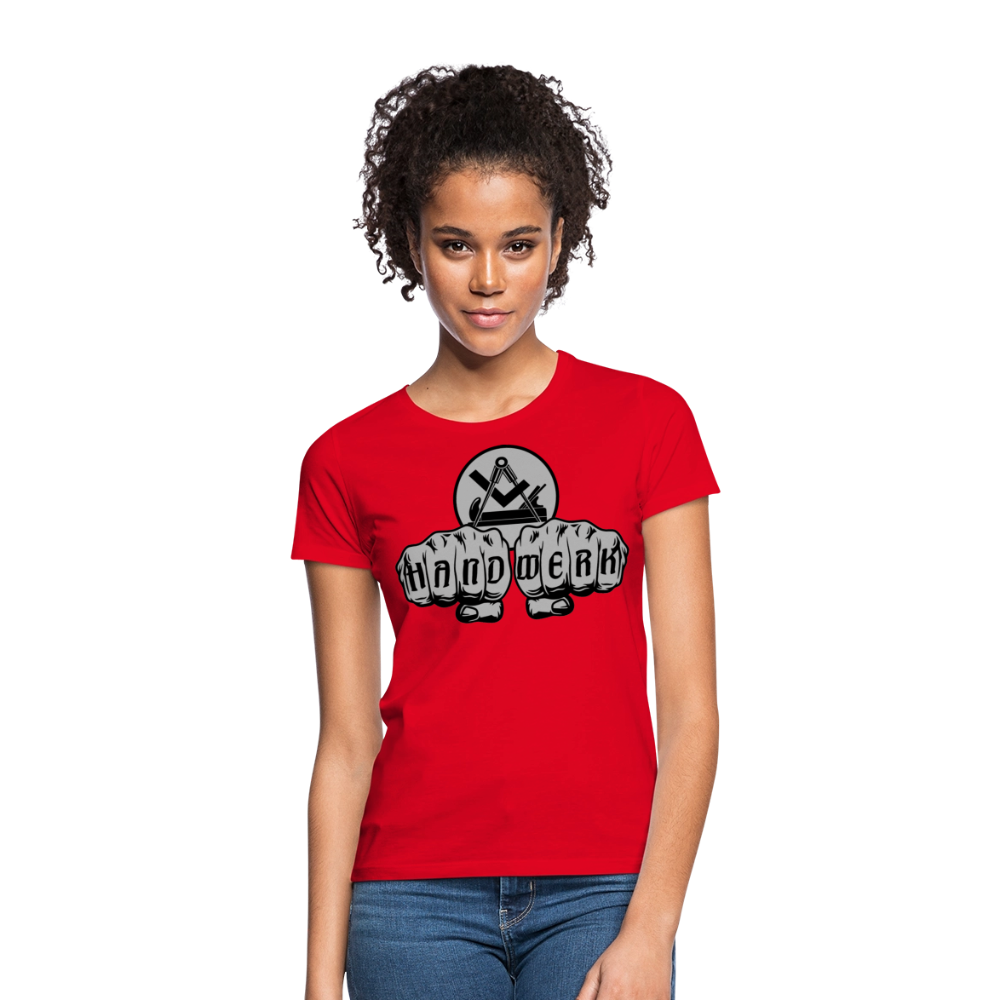Frauen T-Shirt "Schreiner/Tischler" - Rot