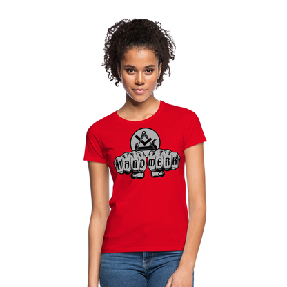 Frauen T-Shirt "Schreiner/Tischler" - Rot