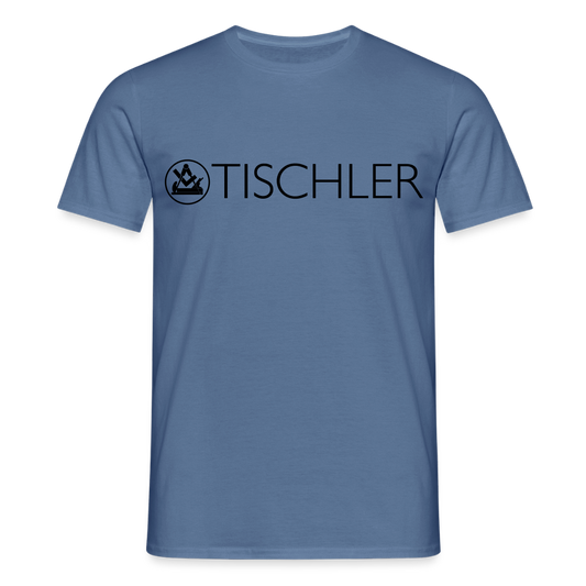 Unisex T-Shirt "Tischler" Taubenblau Männer T-Shirt