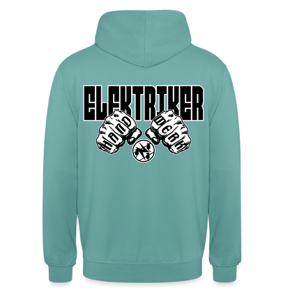 Unisex Hoodie "Elektriker" Pastelltürkis Unisex Hoodie