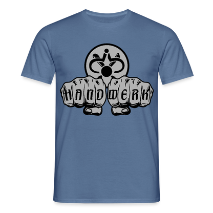 Unisex T-Shirt "Drechsler" Taubenblau Männer T-Shirt