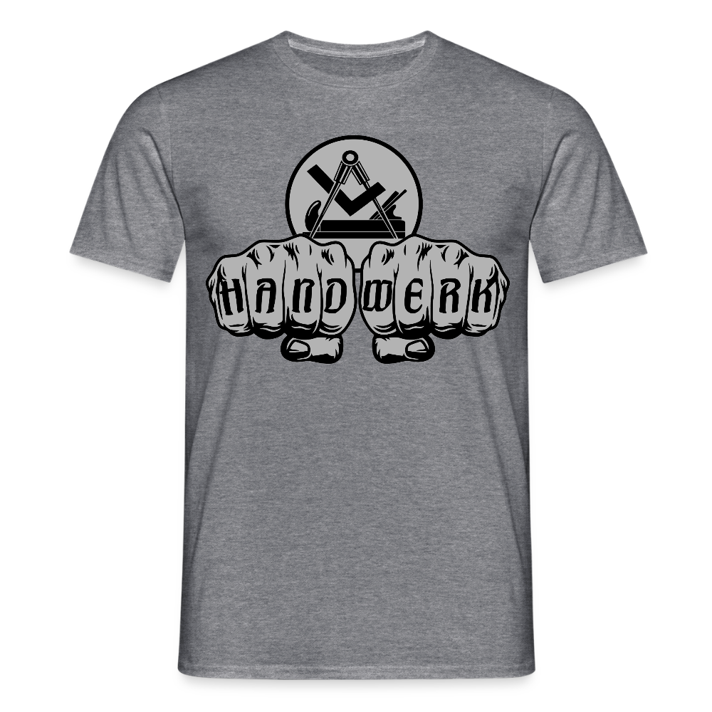 Unisex T-Shirt "Schreiner/Tischler" Graphit meliert Männer T-Shirt