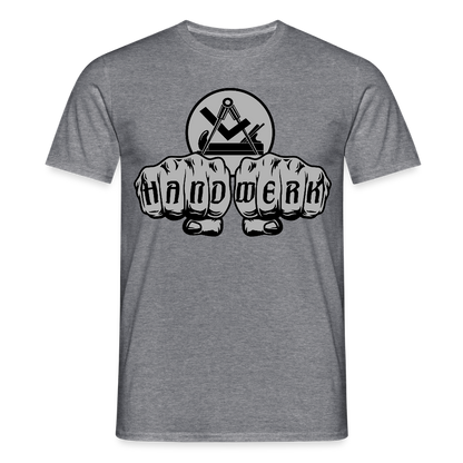 Unisex T-Shirt "Schreiner/Tischler" Graphit meliert Männer T-Shirt