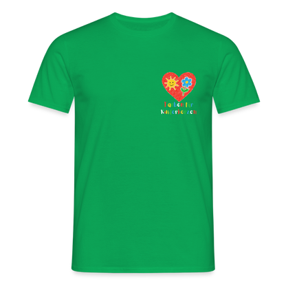 Unisex T-Shirt "Farben für Kinderherzen" (beidseitig bedruckt) Kelly Green Männer T-Shirt