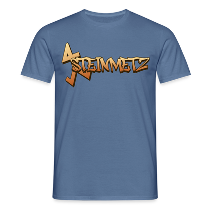 Unisex T-Shirt "Steinmetz" Taubenblau Männer T-Shirt