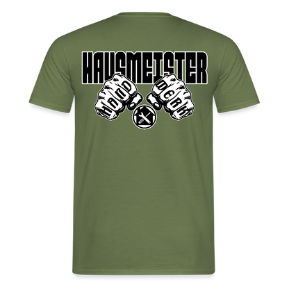Unisex T-Shirt "Hausmeister" Militärgrün Männer T-Shirt