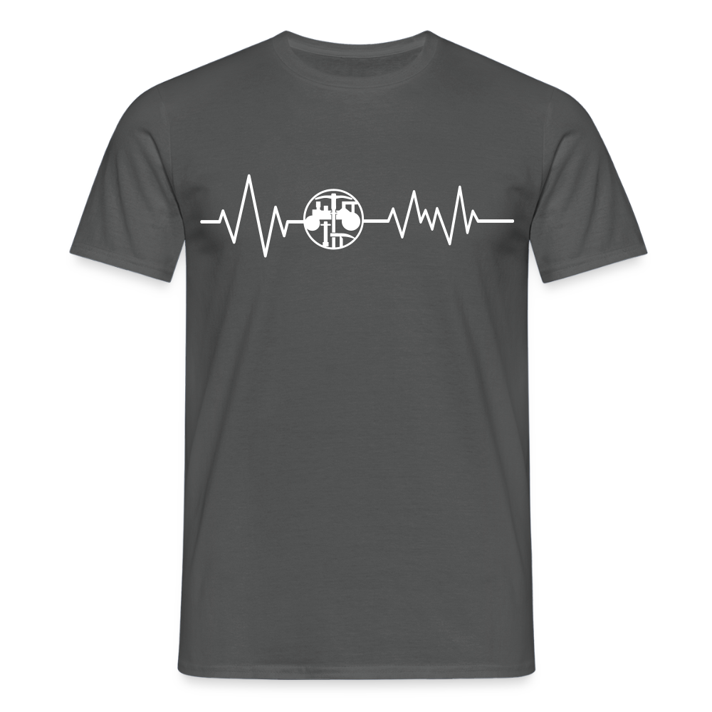 Unisex T-Shirt "Strassenbauer" Anthrazit Männer T-Shirt