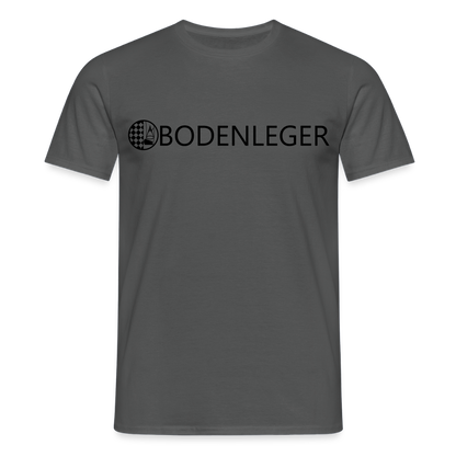 Unisex T-Shirt "Bodenleger" Anthrazit Männer T-Shirt