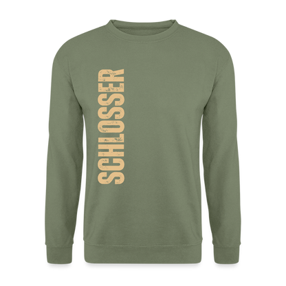 Unisex Pullover "Schlosser" Armeegrün Unisex Pullover