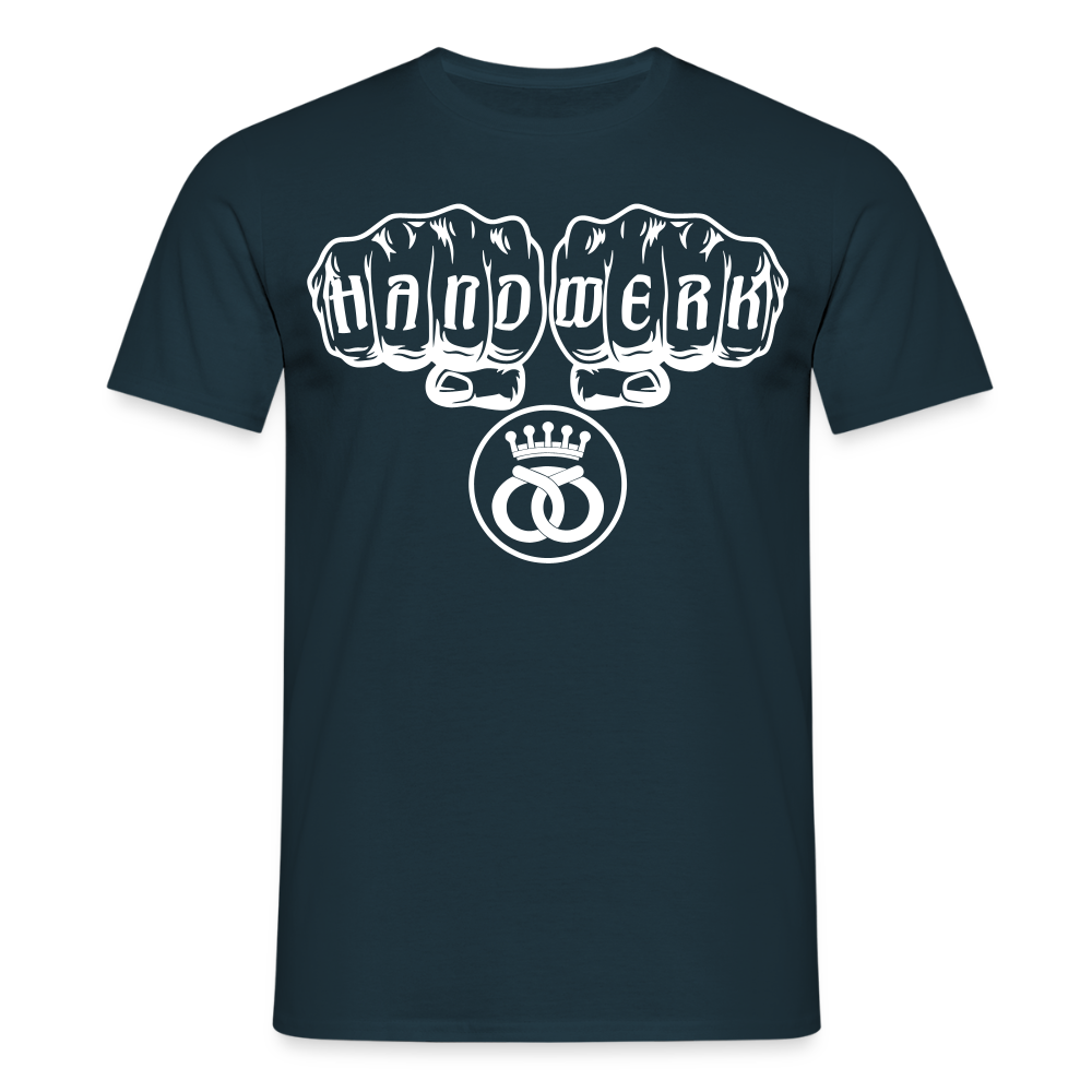 Unisex T-Shirt "Bäcker" Navy Männer T-Shirt