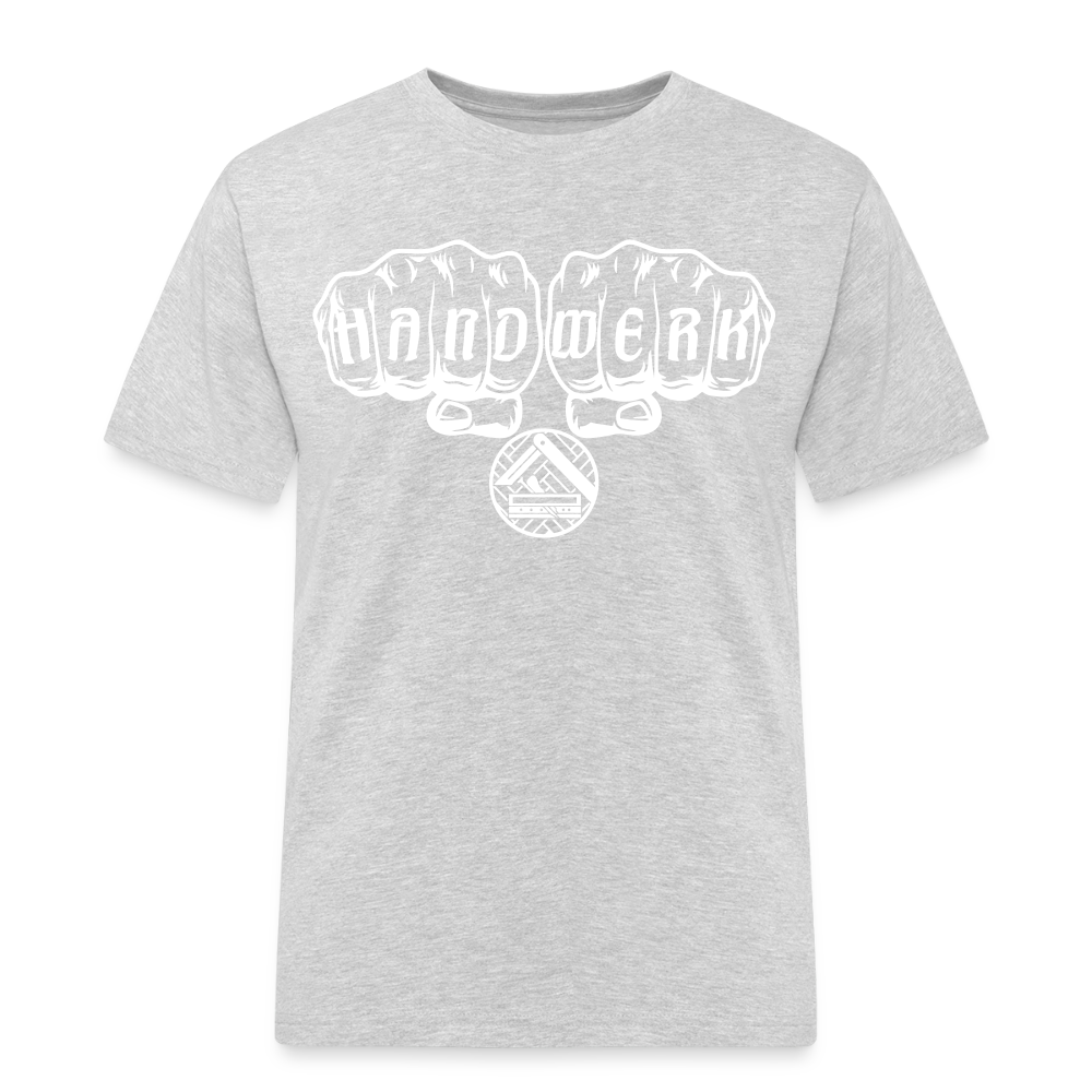 Männer Workwear T-Shirt "Parkettleger" Grau meliert Männer Workwear T-Shirt