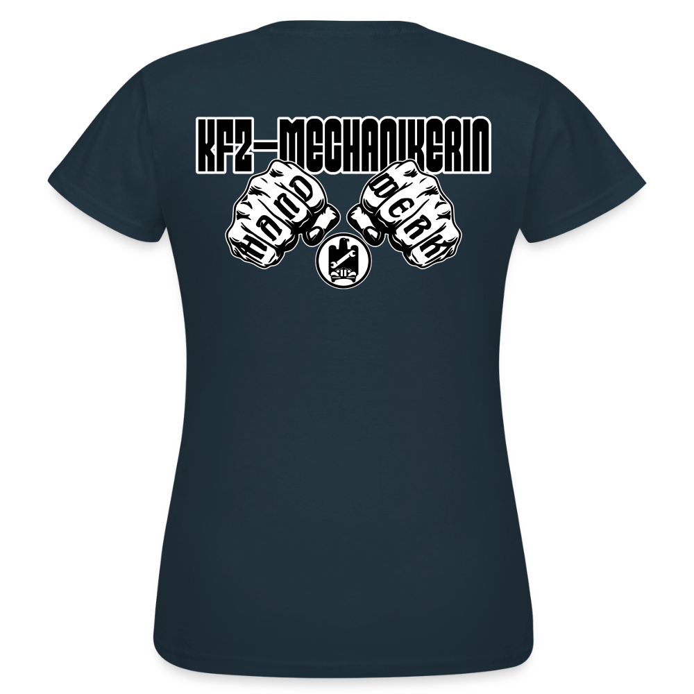 Frauen T-Shirt "KFZ-Mechanikerin" von Spreadconnect, weiches Baumwollshirt mit Mechanikerin-Print, bequem und stilvoll für Frauen.
