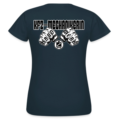 Frauen T-Shirt "KFZ-Mechanikerin" von Spreadconnect, weiches Baumwollshirt mit Mechanikerin-Print, bequem und stilvoll für Frauen.