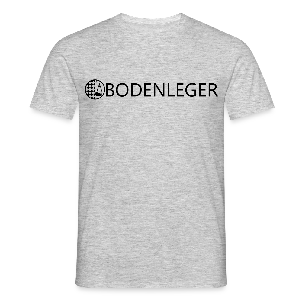 Unisex T-Shirt "Bodenleger" Grau meliert Männer T-Shirt