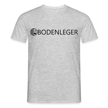 Unisex T-Shirt "Bodenleger" Grau meliert Männer T-Shirt