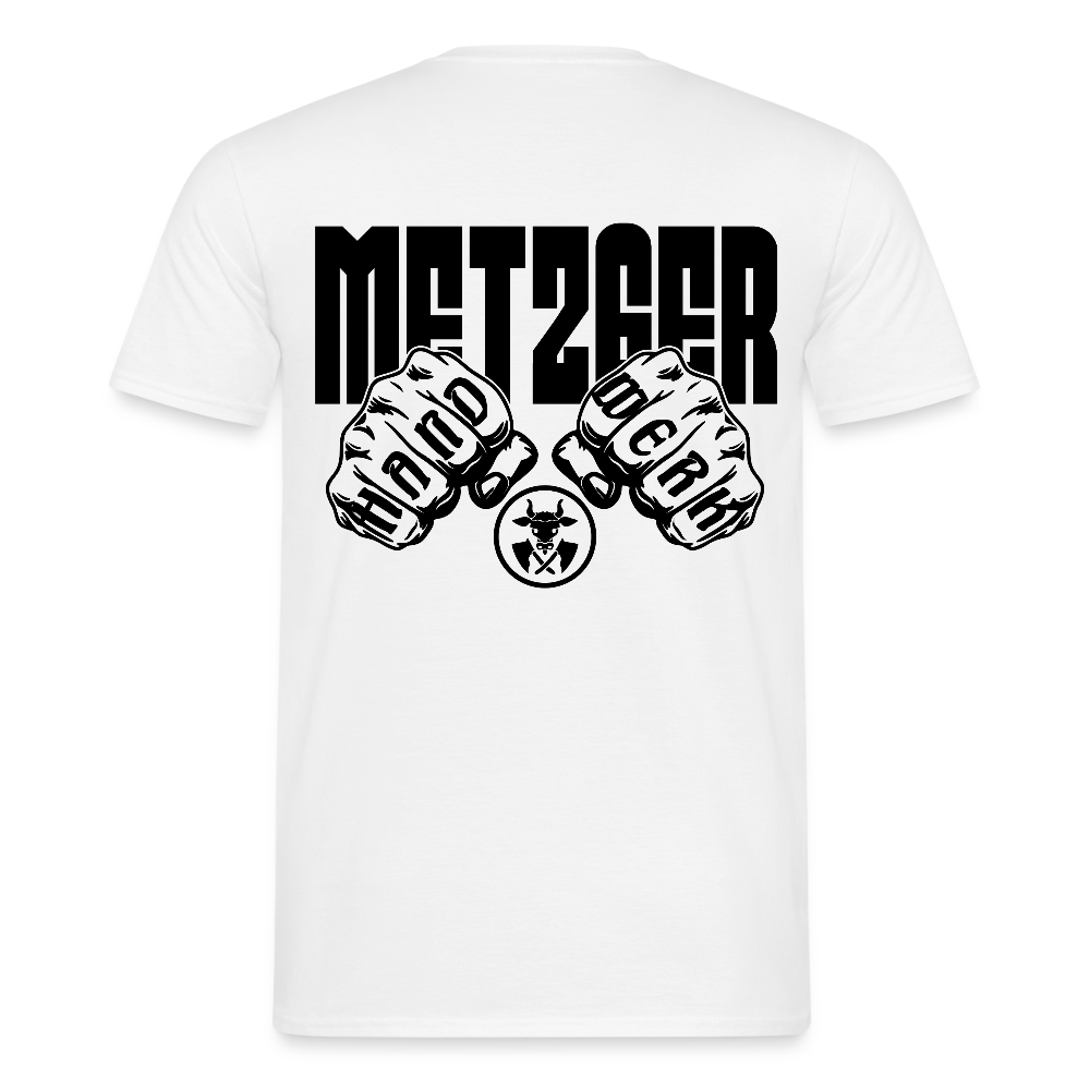 Unisex T-Shirt "Metzger" - Weiß
