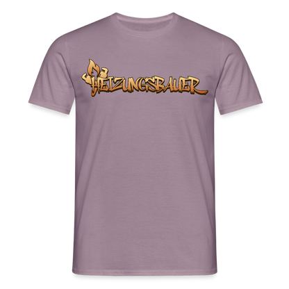 Unisex T-Shirt "Heizungsbauer" Lilagrau Männer T-Shirt
