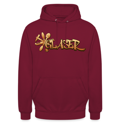 Unisex Hoodie "Glaser" Bordeaux Unisex Hoodie