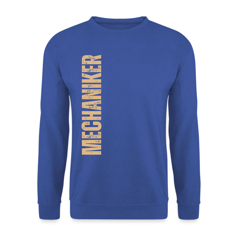 Unisex Pullover "Mechaniker" Royalblau Unisex Pullover