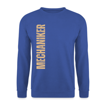 Unisex Pullover "Mechaniker" Royalblau Unisex Pullover