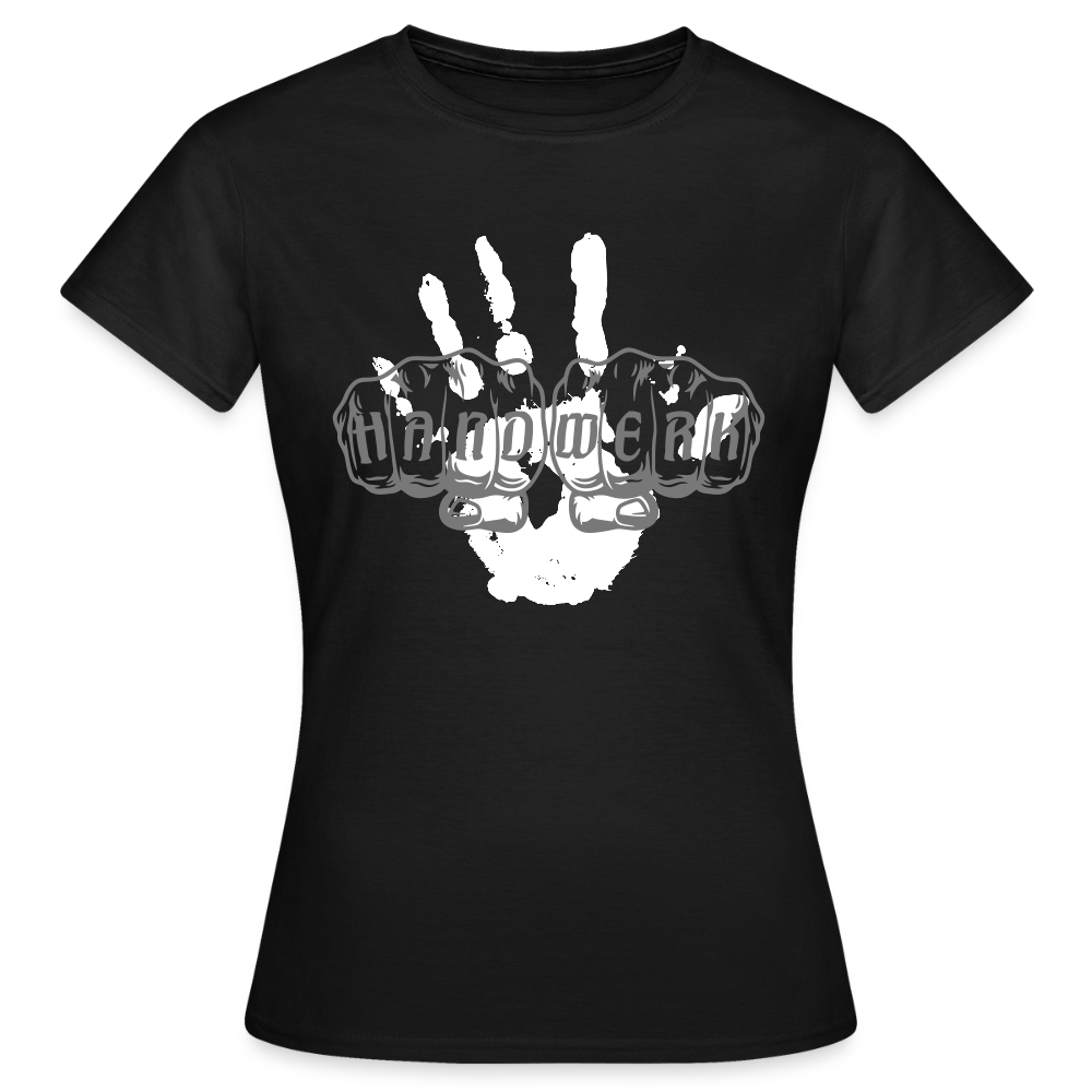 Frauen T-Shirt "Hand" Schwarz Frauen T-Shirt