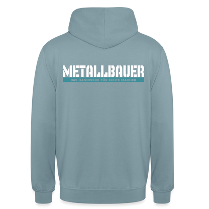 Unisex Hoodie HW-300 | MACHER "Metallbauer" Nebelblau Unisex Hoodie {{ color }}