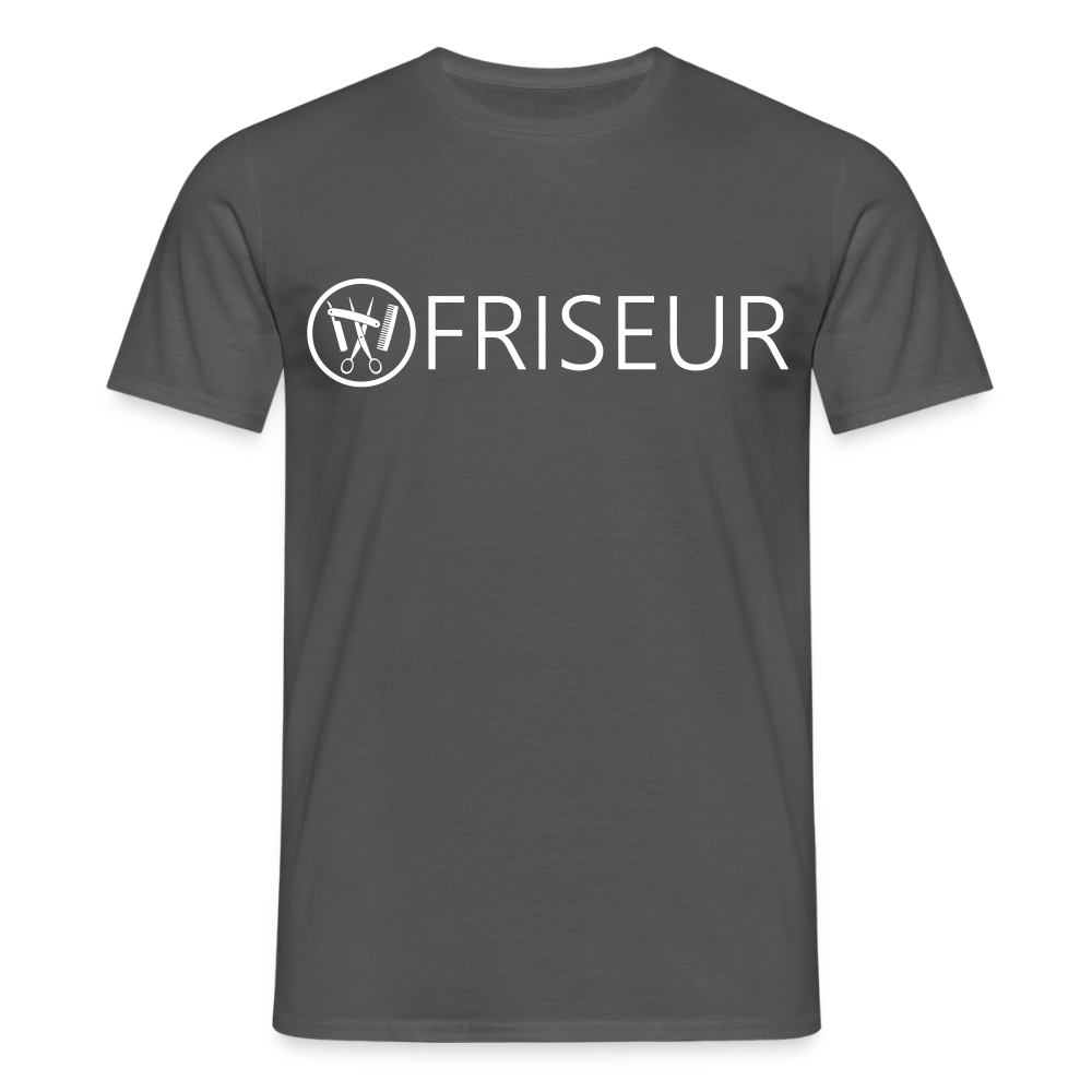 Unisex T-Shirt "Friseur" Anthrazit Männer T-Shirt