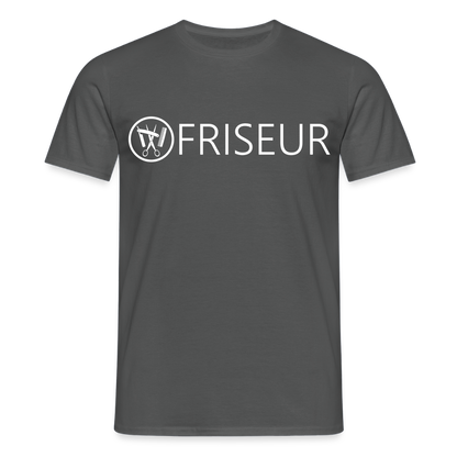 Unisex T-Shirt "Friseur" Anthrazit Männer T-Shirt