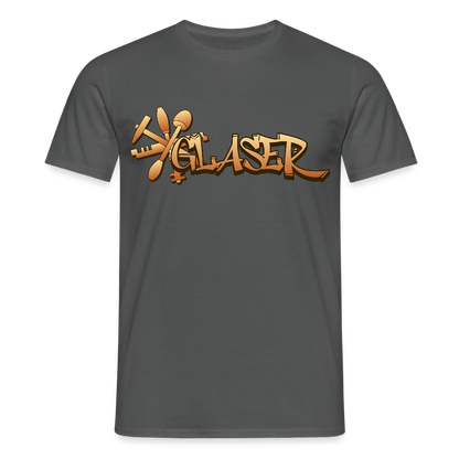 Unisex T-Shirt "Glaser" Anthrazit Männer T-Shirt