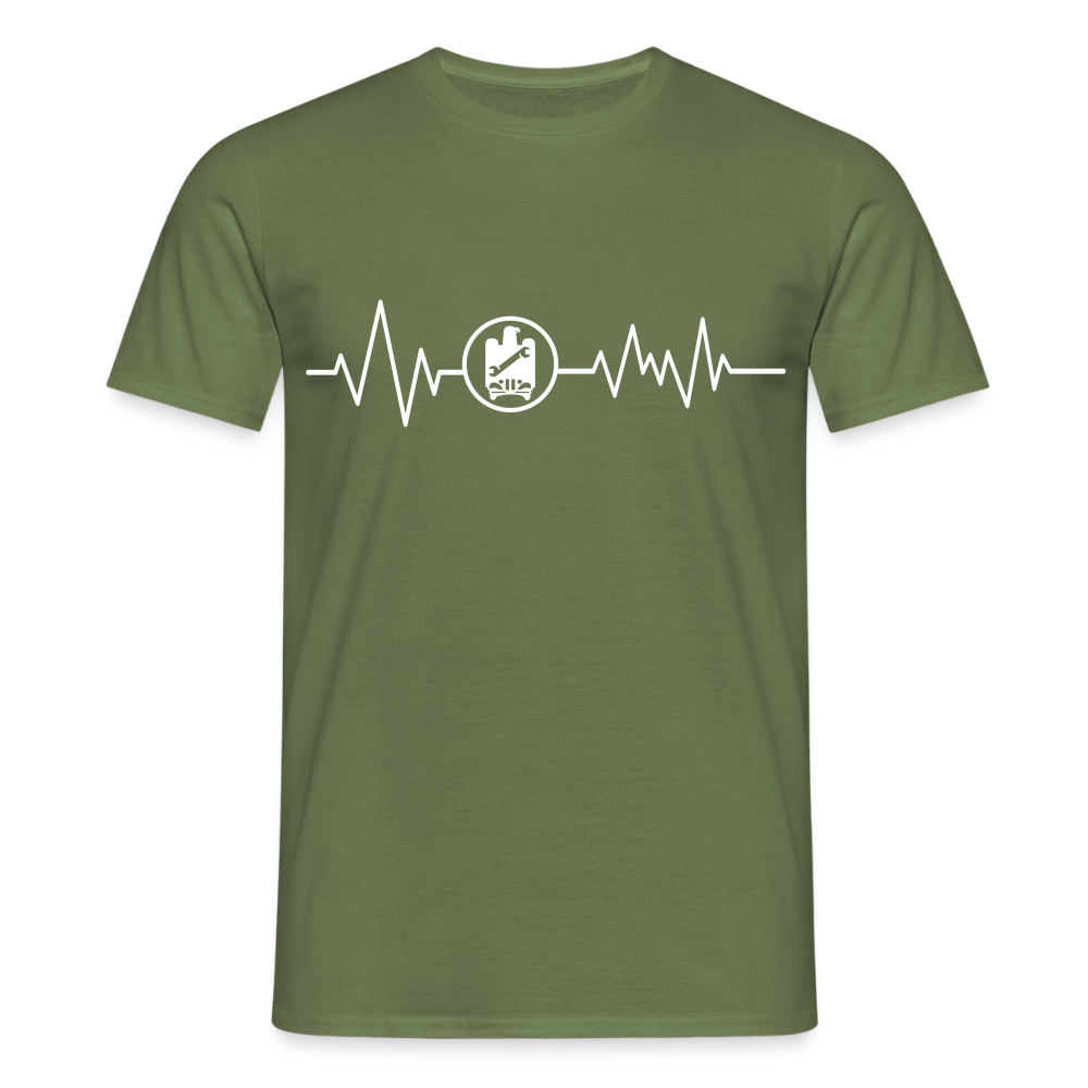 Unisex T-Shirt "KFZ-Mechaniker" Militärgrün Männer T-Shirt