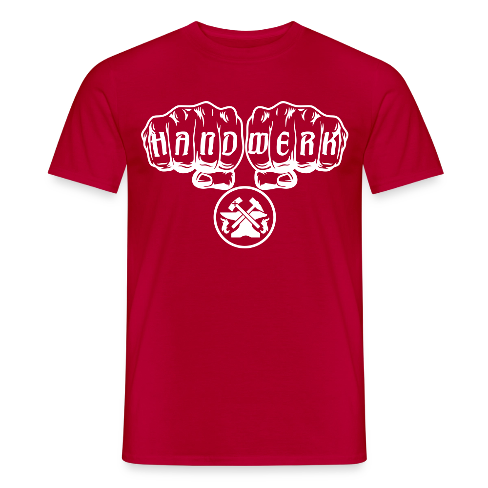 Unisex T-Shirt "Metallbauer" von Spreadconnect, schwarzes Männer T-Shirt mit Metallbauer-Print, bequem und modisch, auf weißem Hintergrund.
