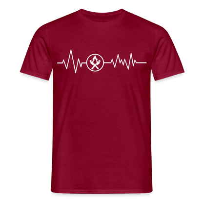Unisex T-Shirt "Heizungsbauer" Ziegelrot Männer T-Shirt